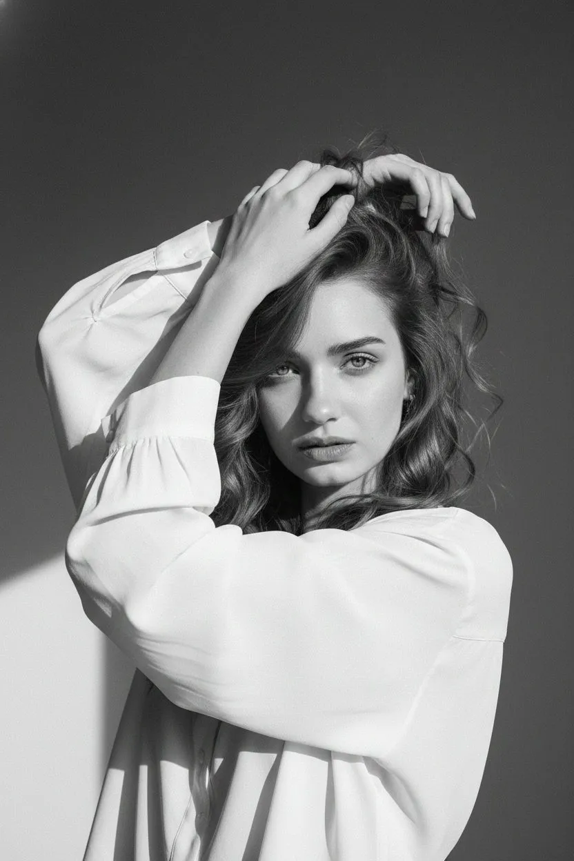 High Fashion Blouse Portrait