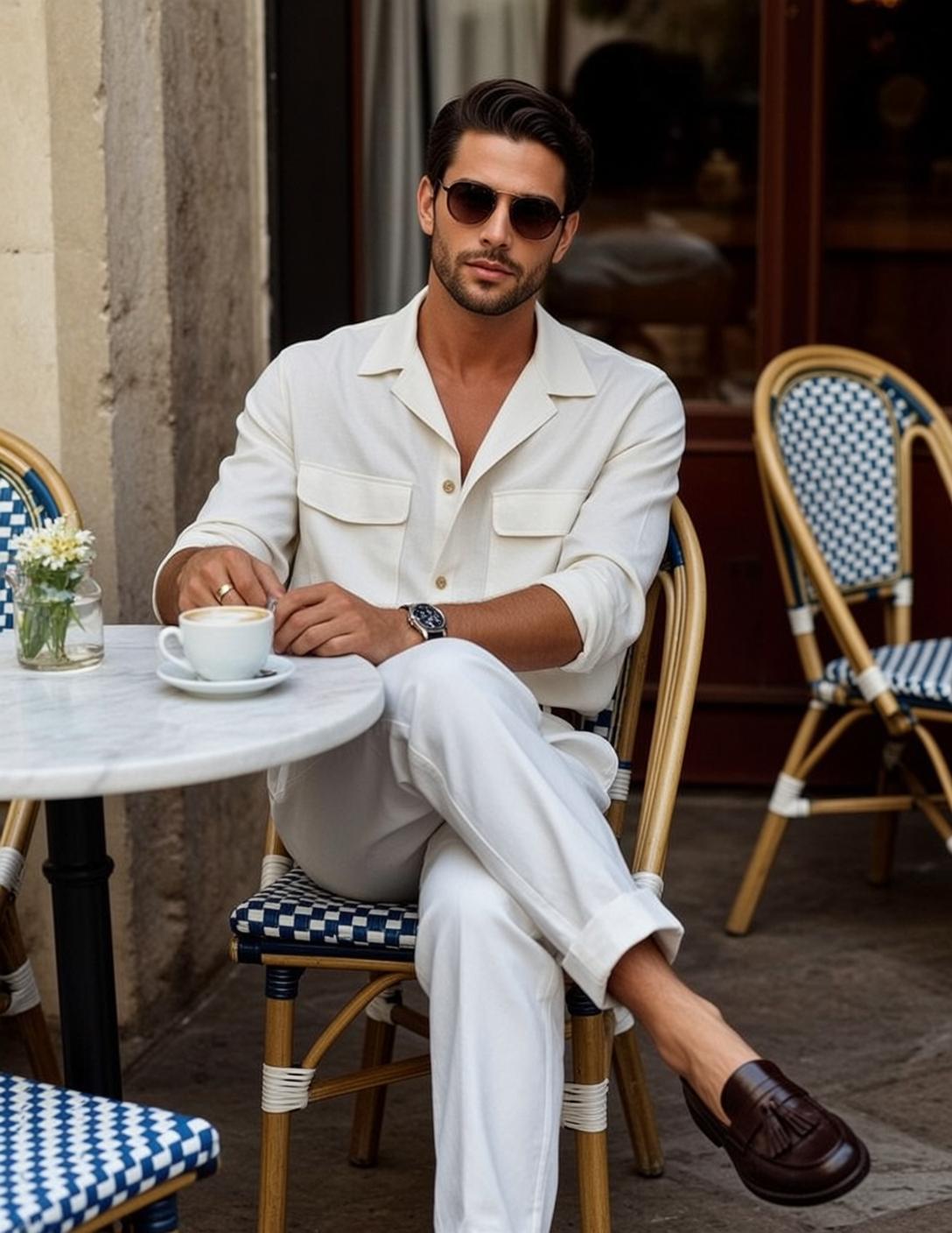 Handsome Dark Hair Beard Brown Neatly Styled