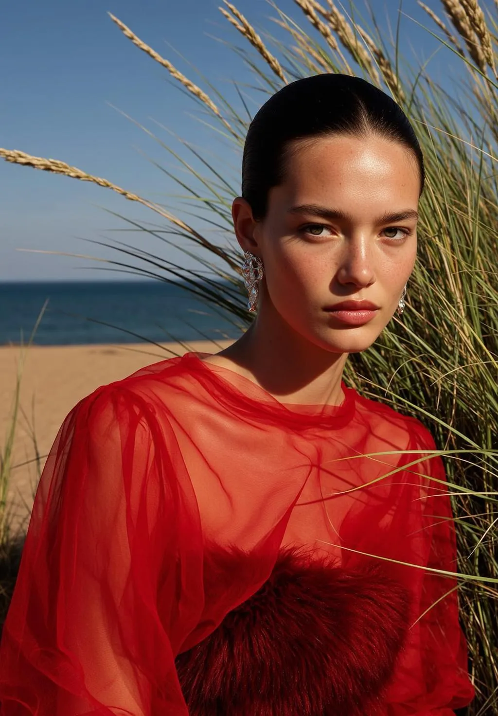 Earrings On The Beach