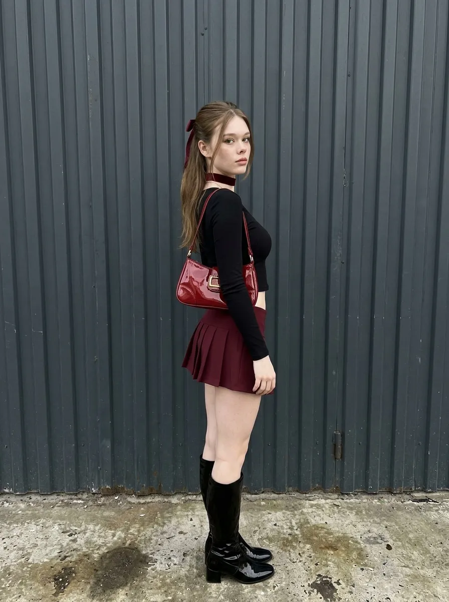 Necklace With Black Top