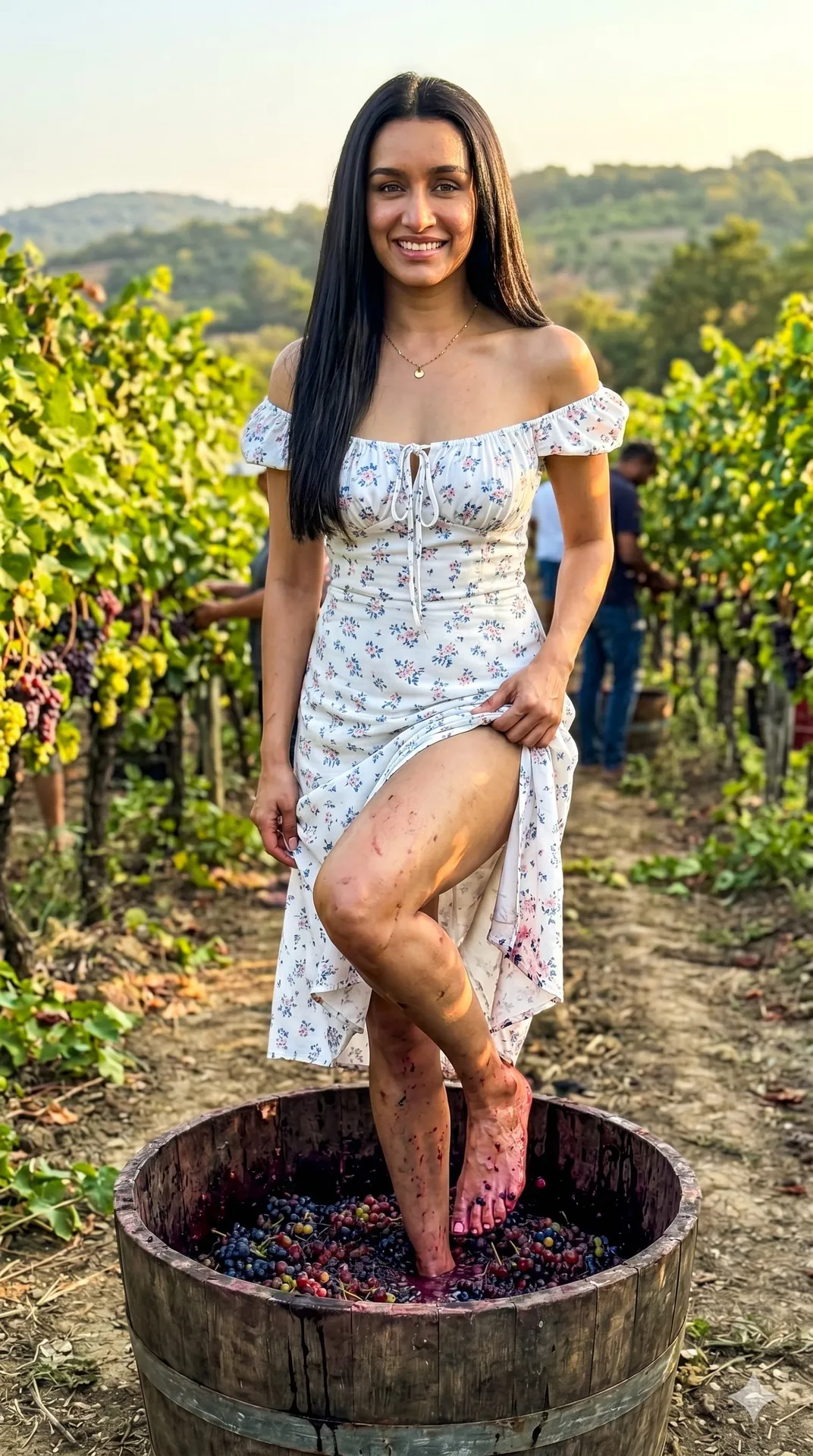 Necklace With White Dress