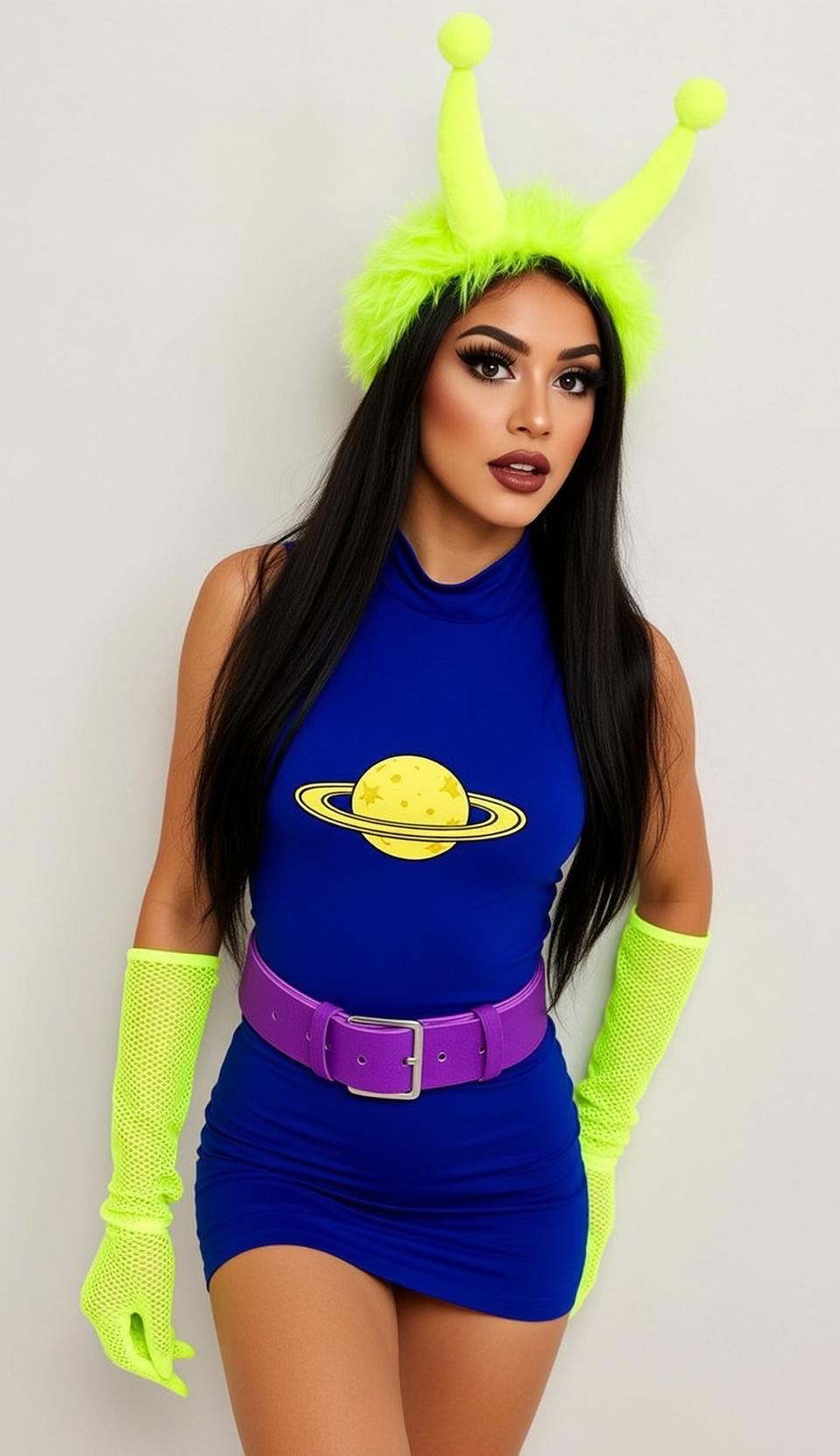 Planet Graphic Alien Pose