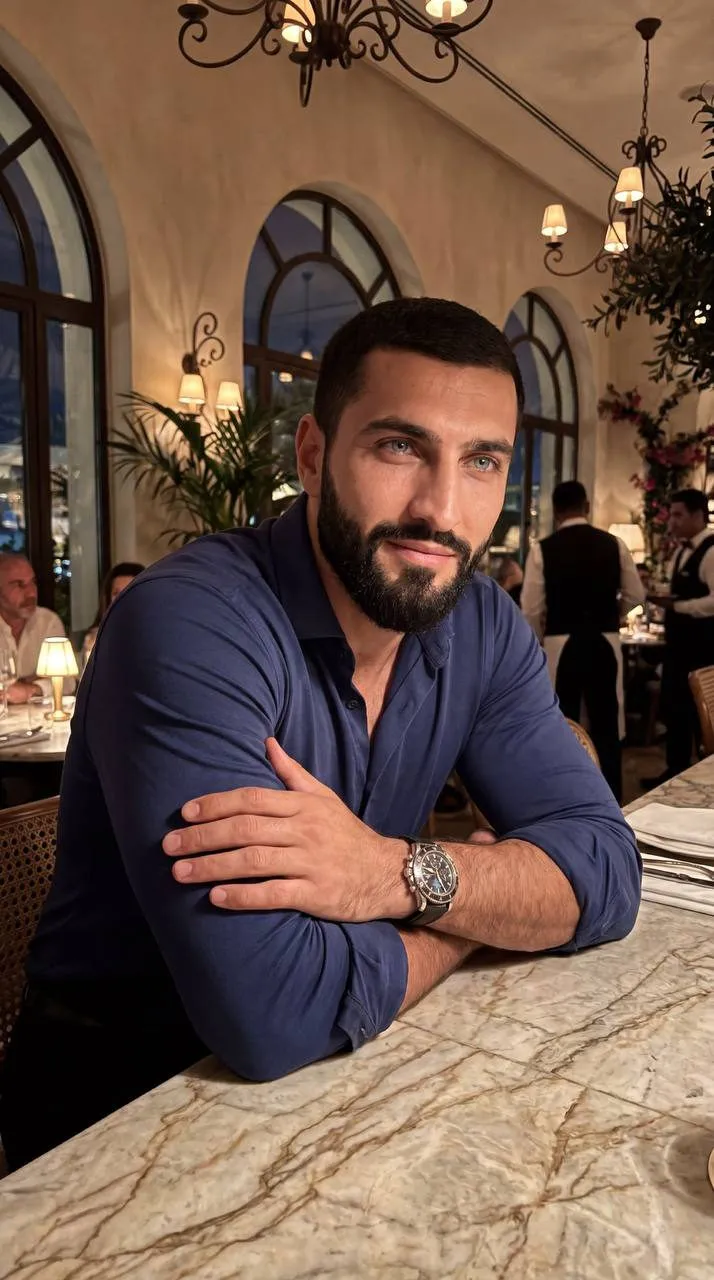 Bracelets And Watch At A Restaurant