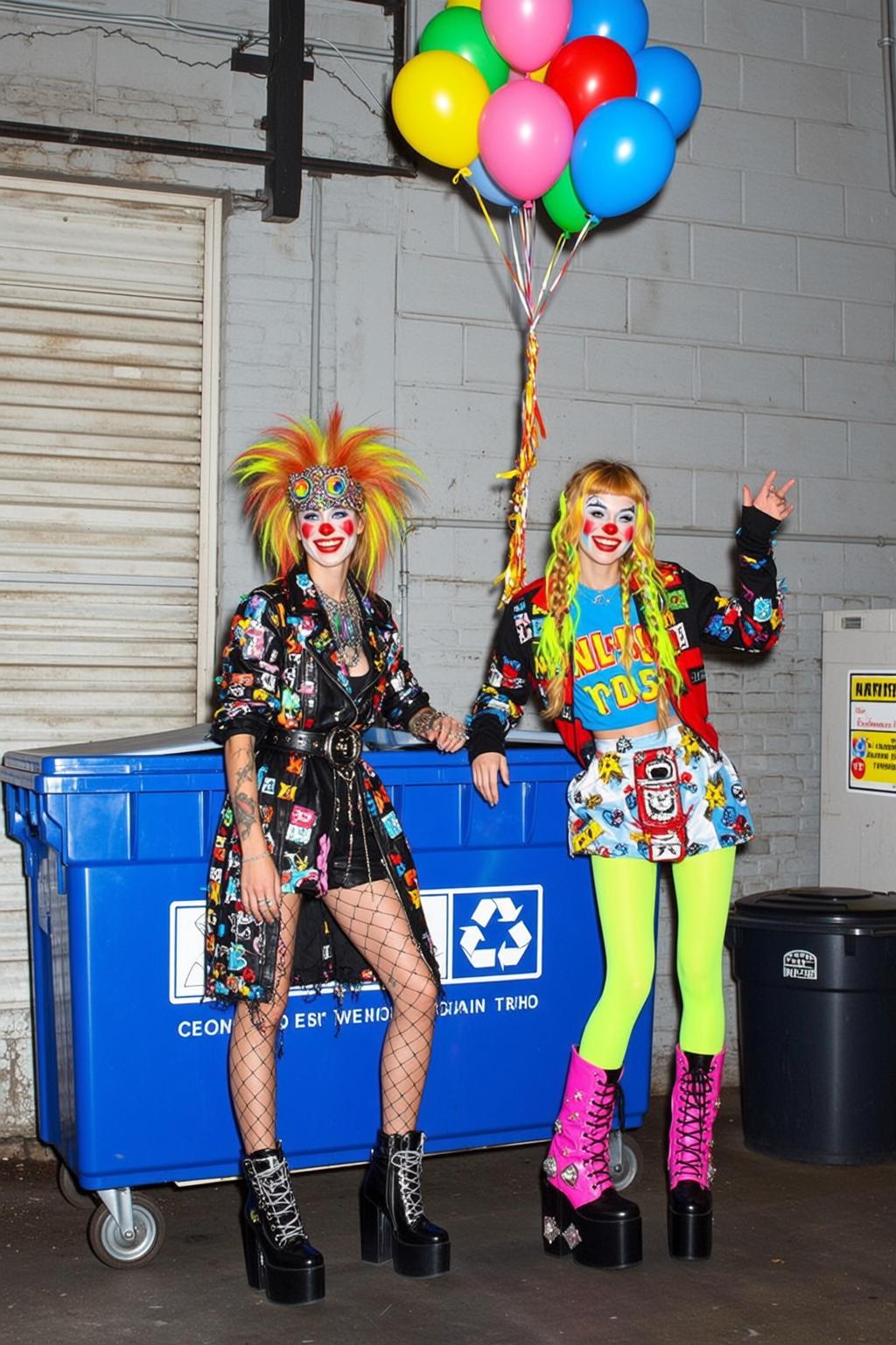 Creative Recreate This Scene Prompt Description Clown
