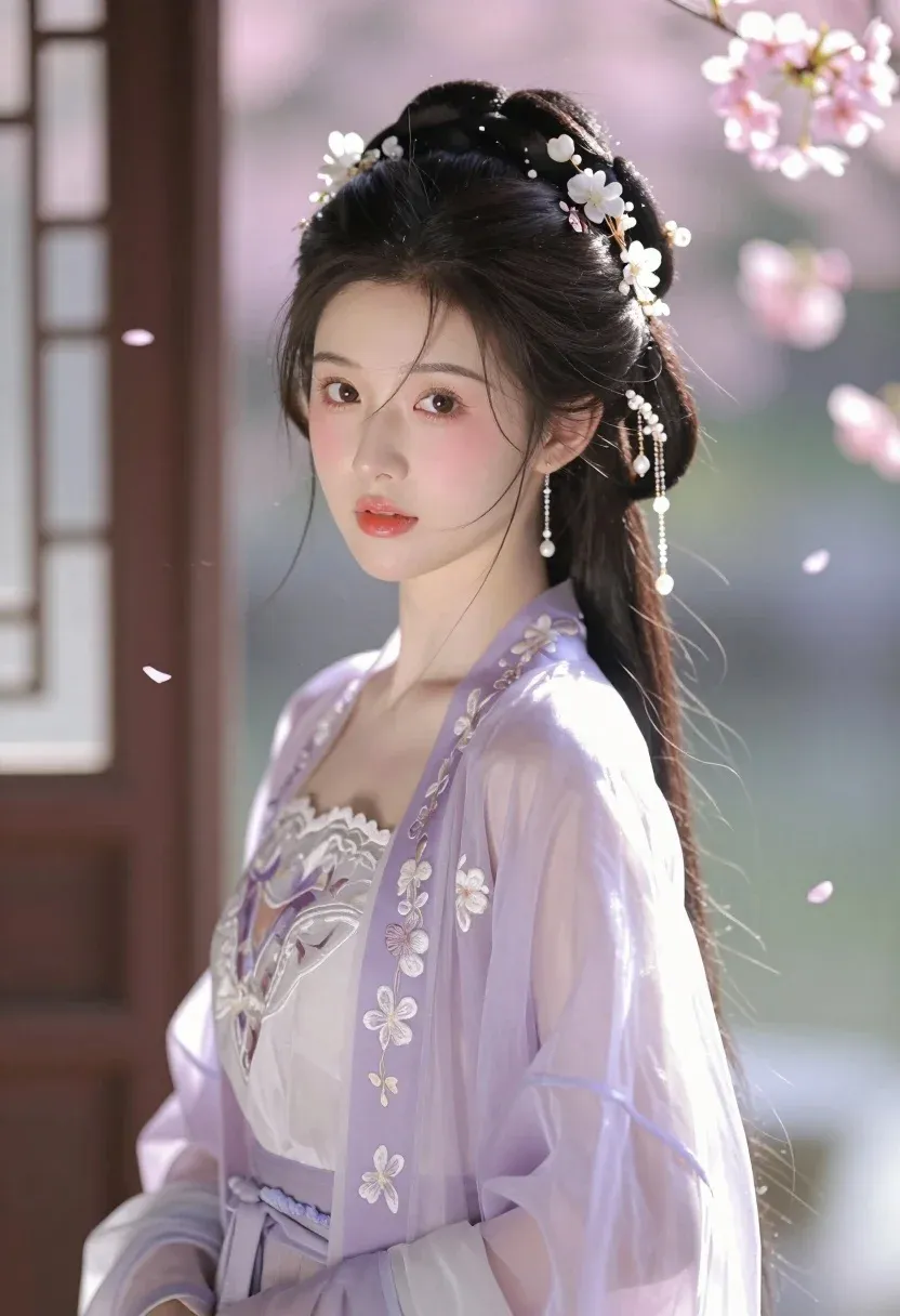 Earrings In Styled Portrait