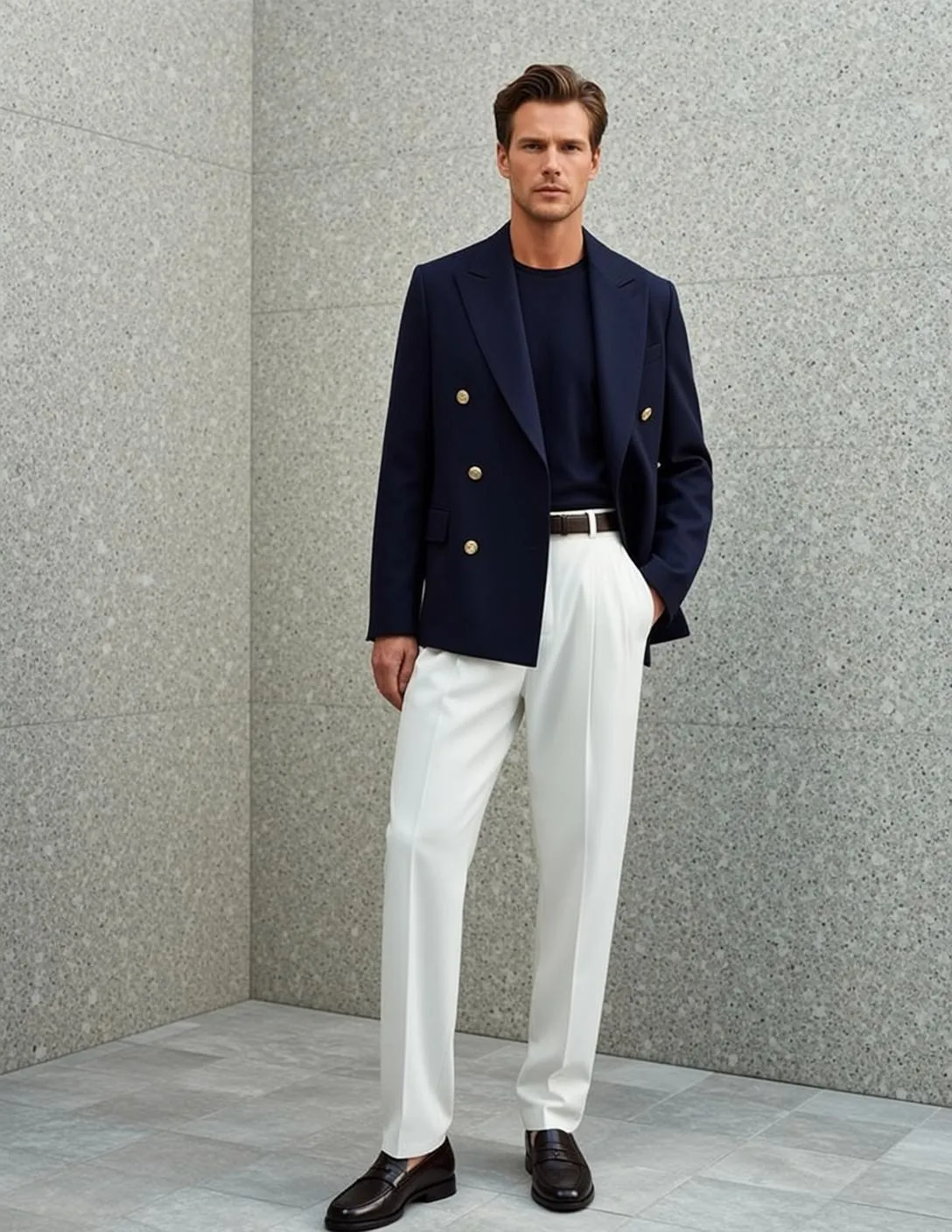 World Full-body Medium-shot Photograph Captures Standing His