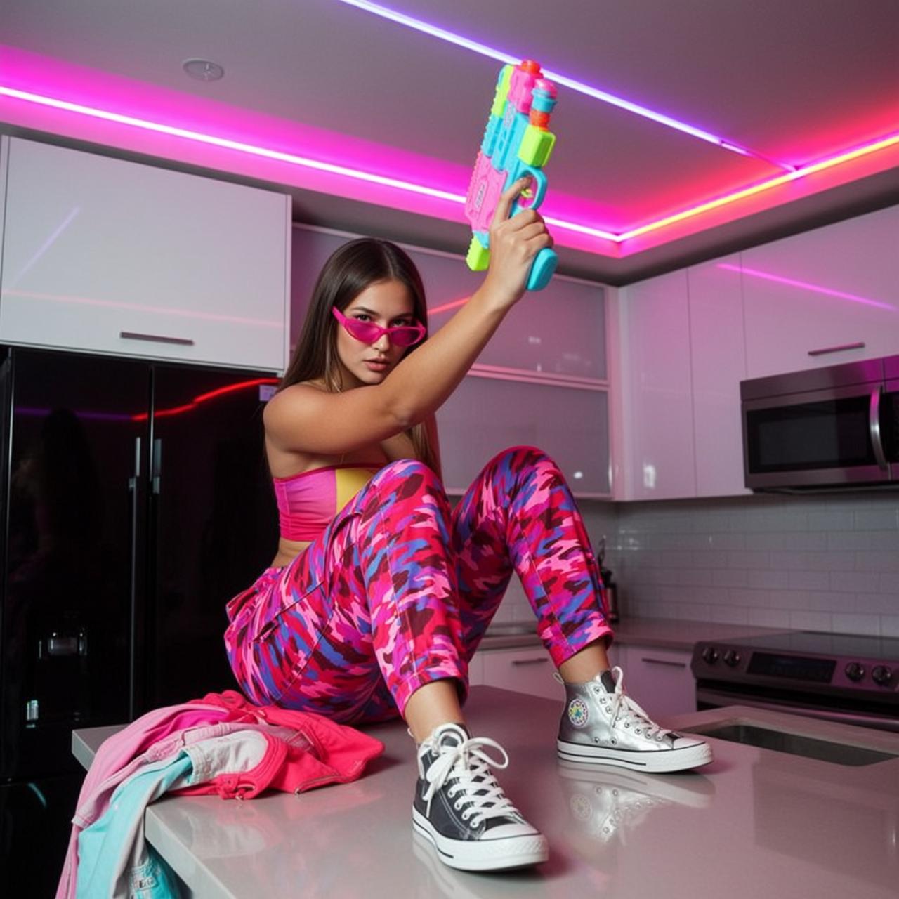 Heart Sunglasses Water Gun