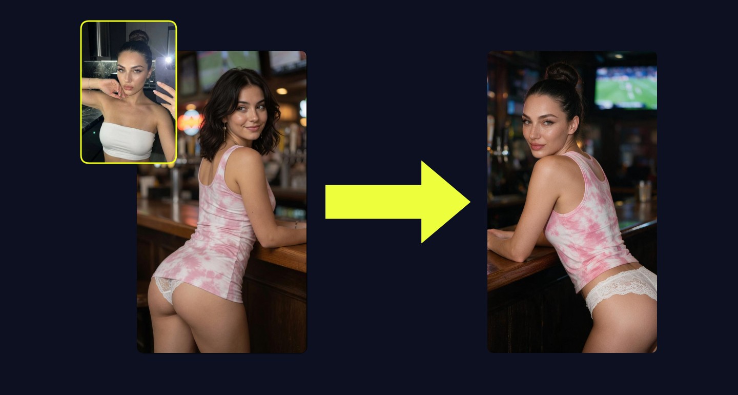 Lily remix walkthrough for Tie Dye Tank Top At Pub Bar