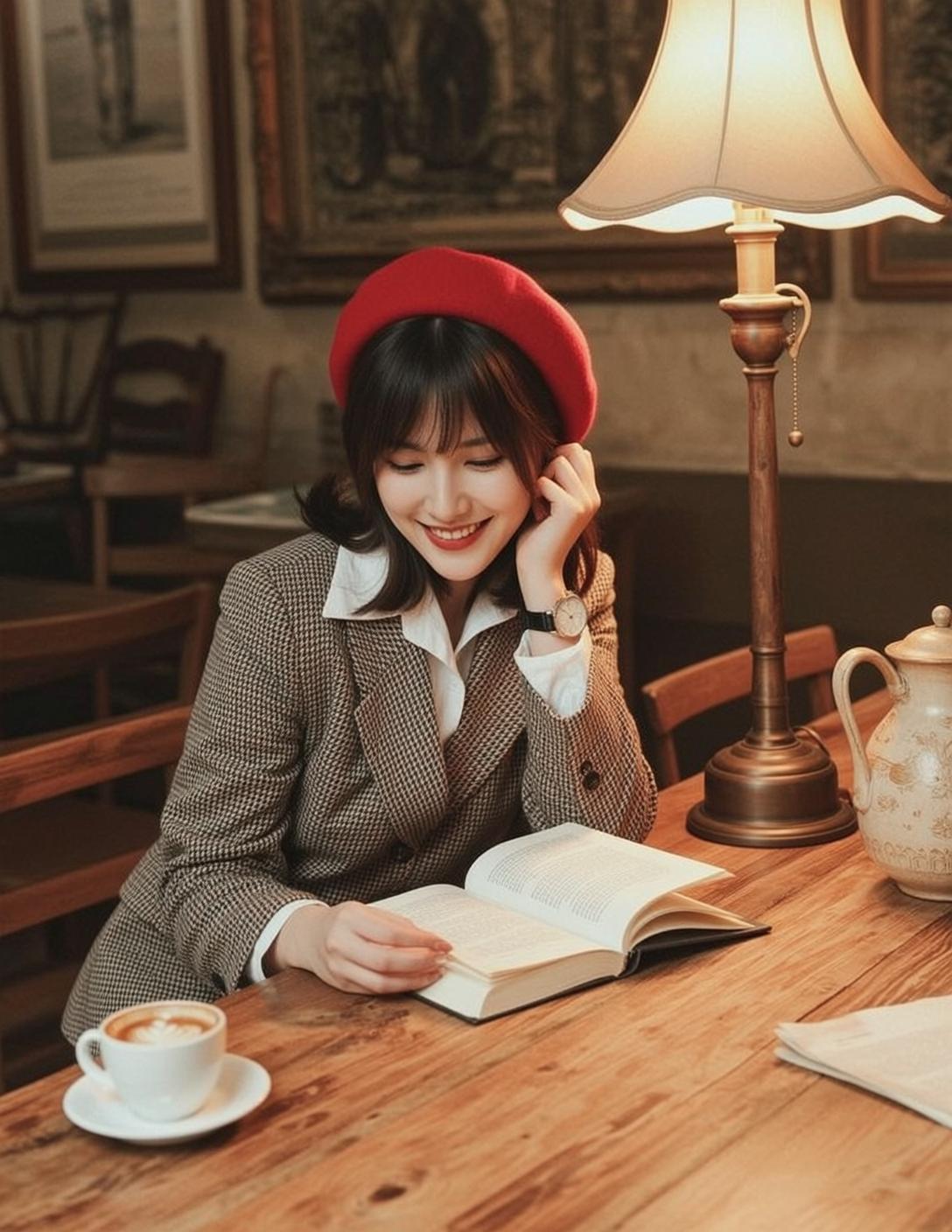 Autumn Young East Asian Dark Brown Shoulder-length