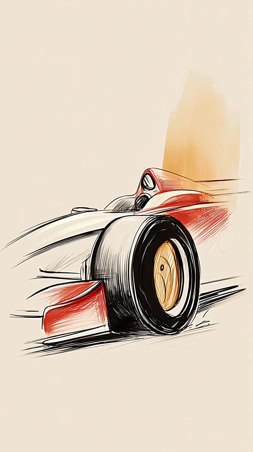 Racing Car Close Up