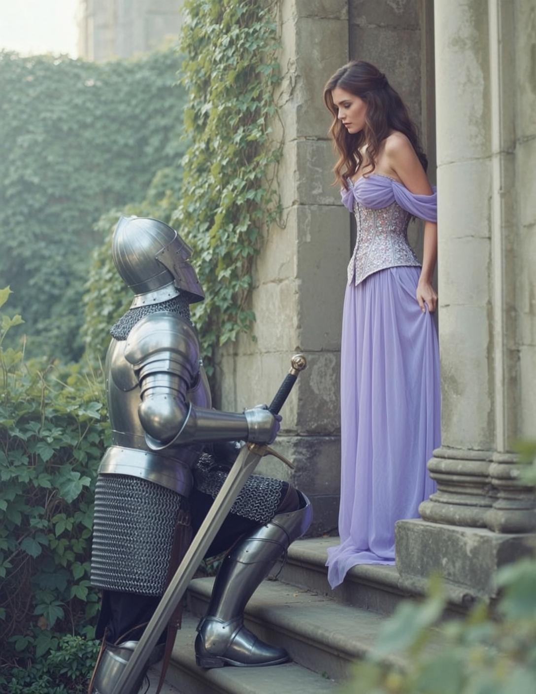 Knight Full Armor Plate Chainmail Metal Boots