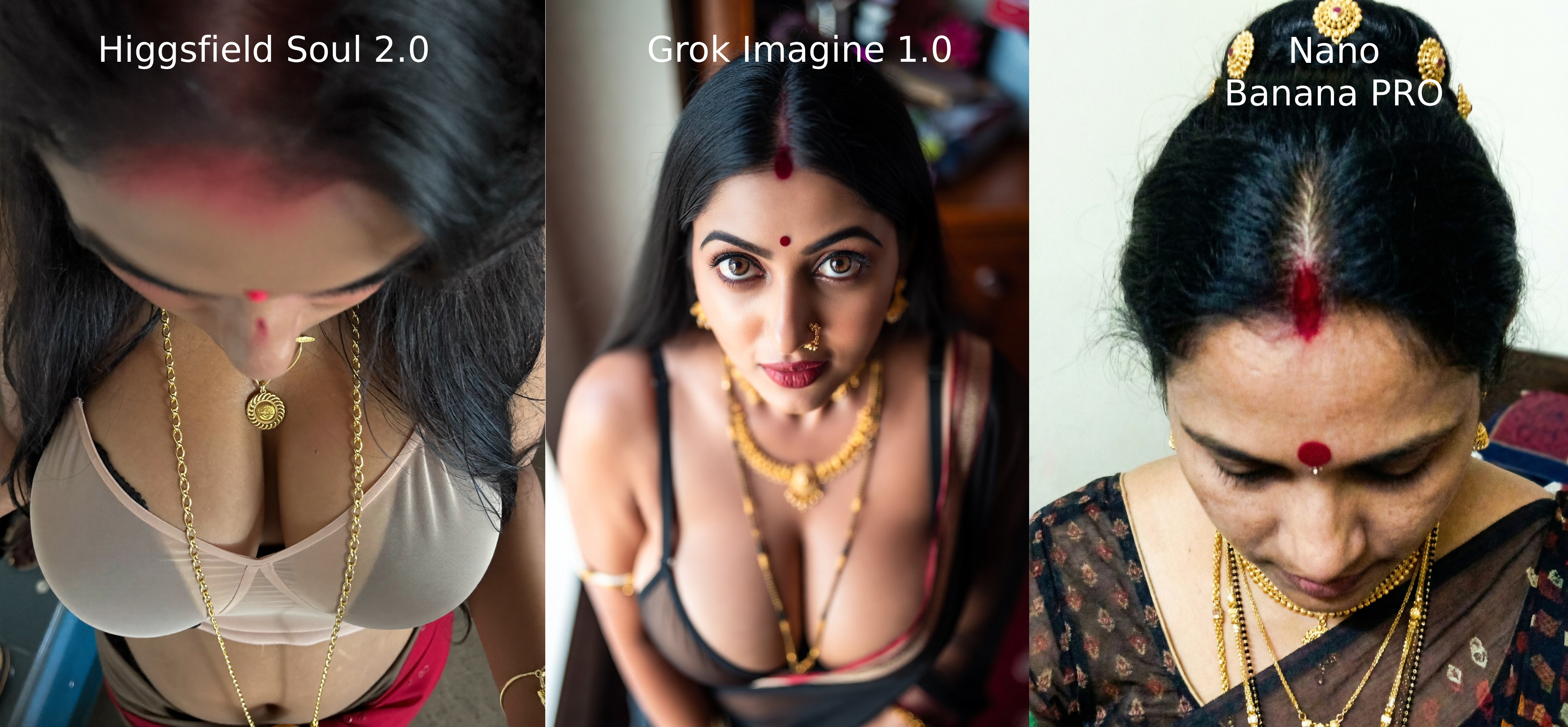 Realistic South Brahmin Woman Bdsm Lingerie Saree reference photo