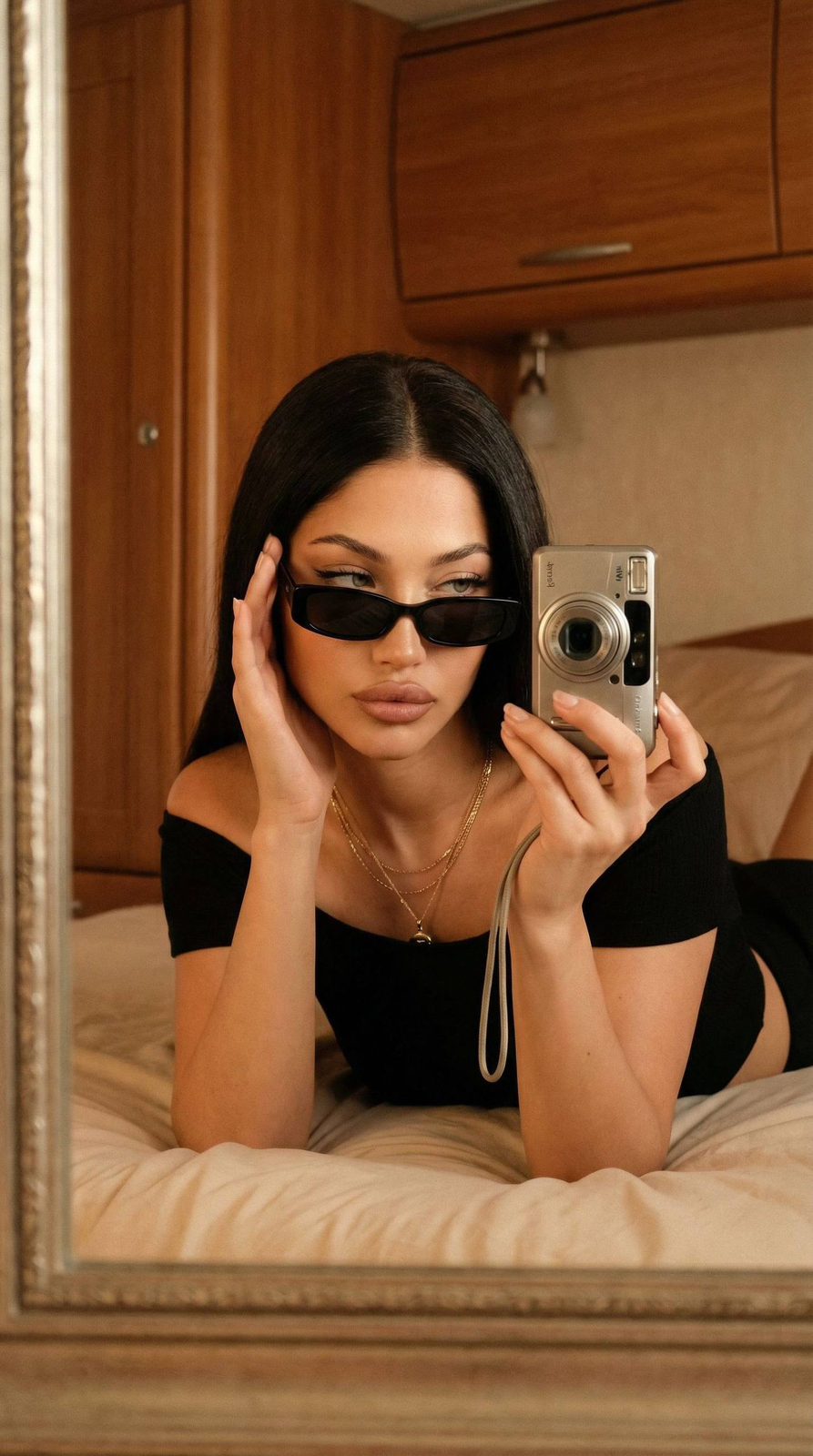 Vintage Mirror Selfie