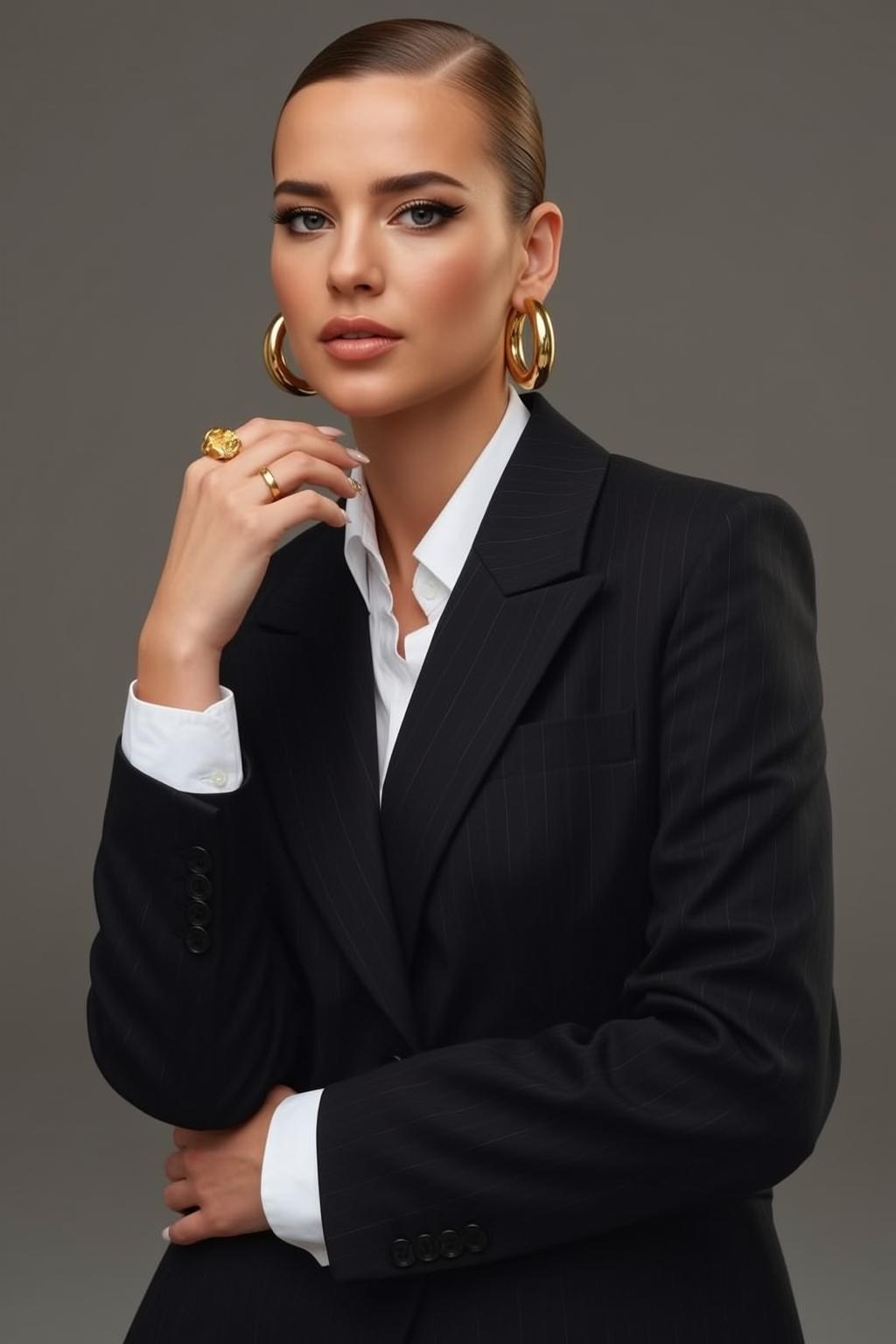 Luxury Young Pulled Back Sleek Bun Fair