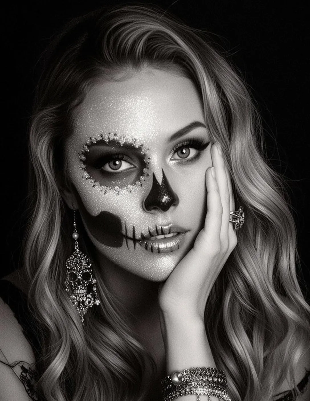 Sugar Skull Makeup Portrait