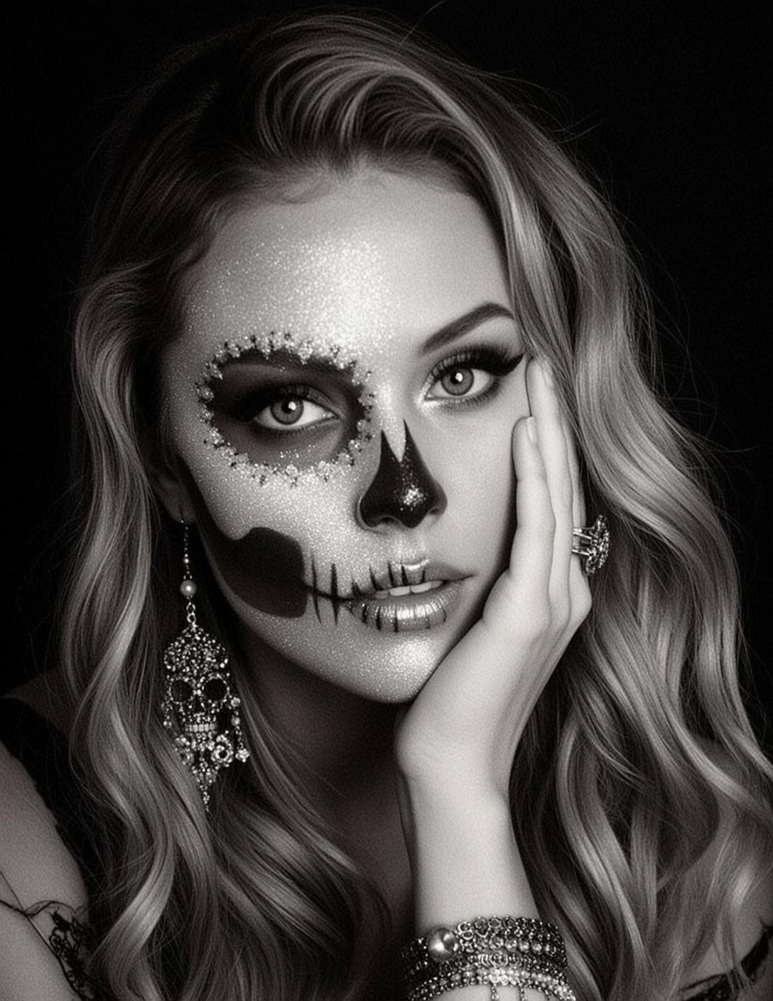 Sugar Skull Makeup Portrait