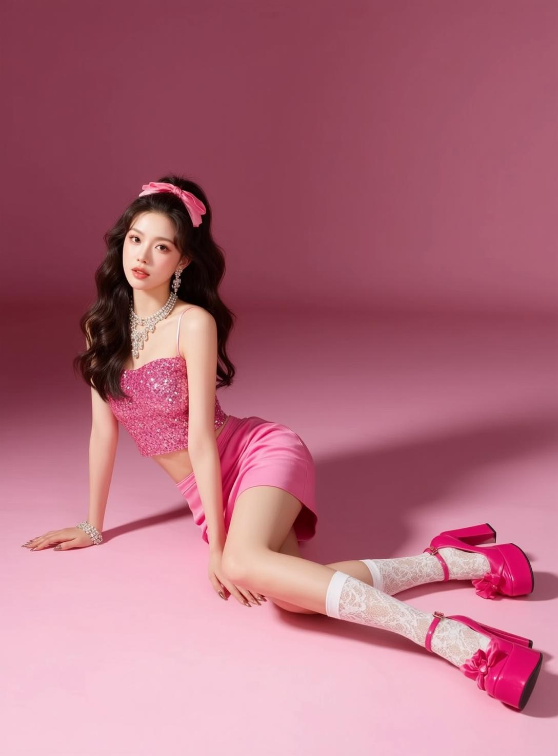 Barbiecore Using Recreate This Scene