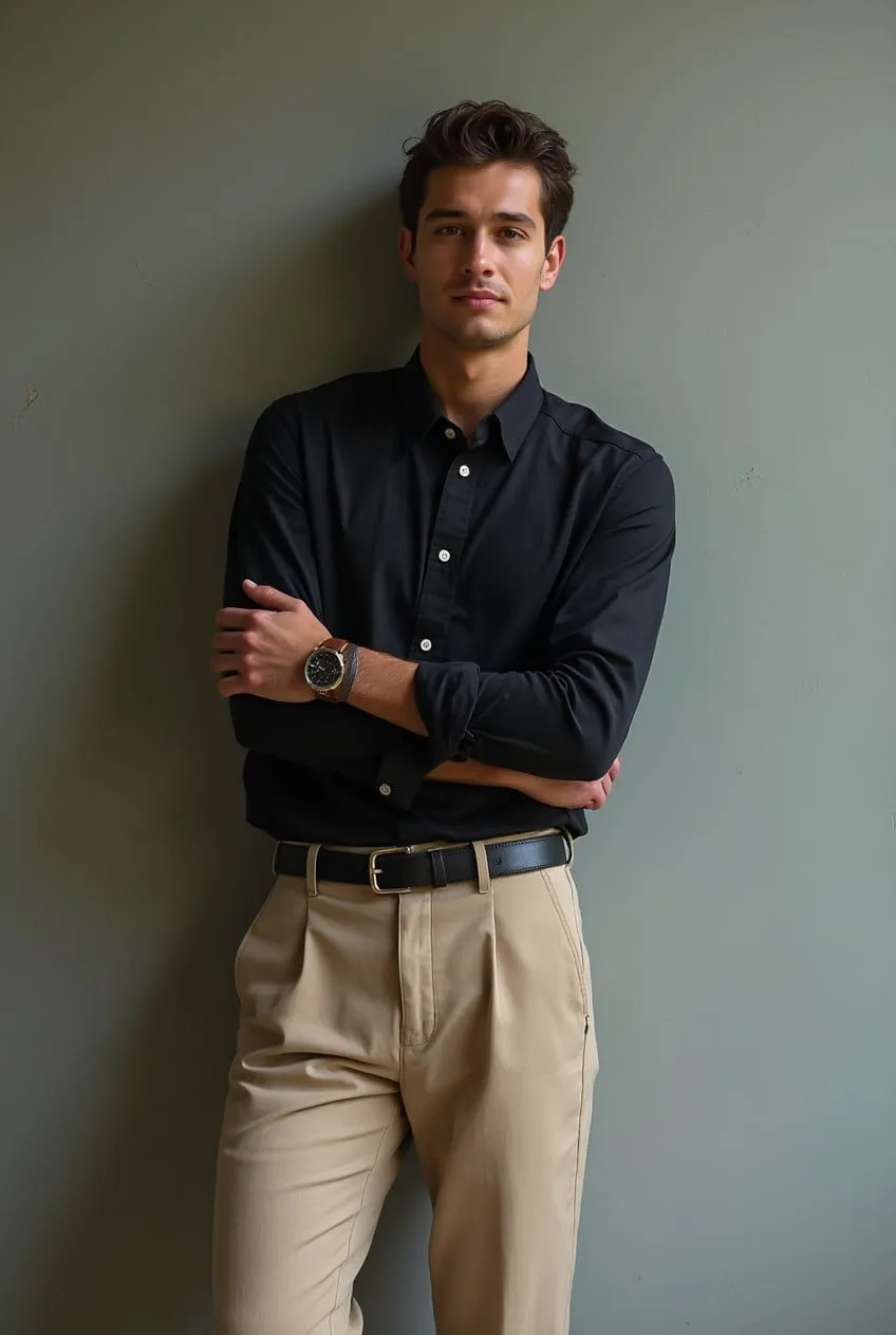 Wristwatch In Fashion Portrait