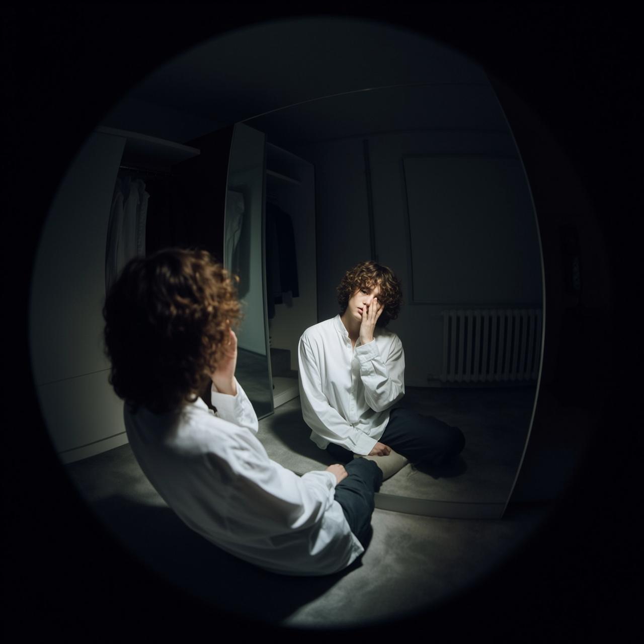 Mirror Room Melancholy Portrait