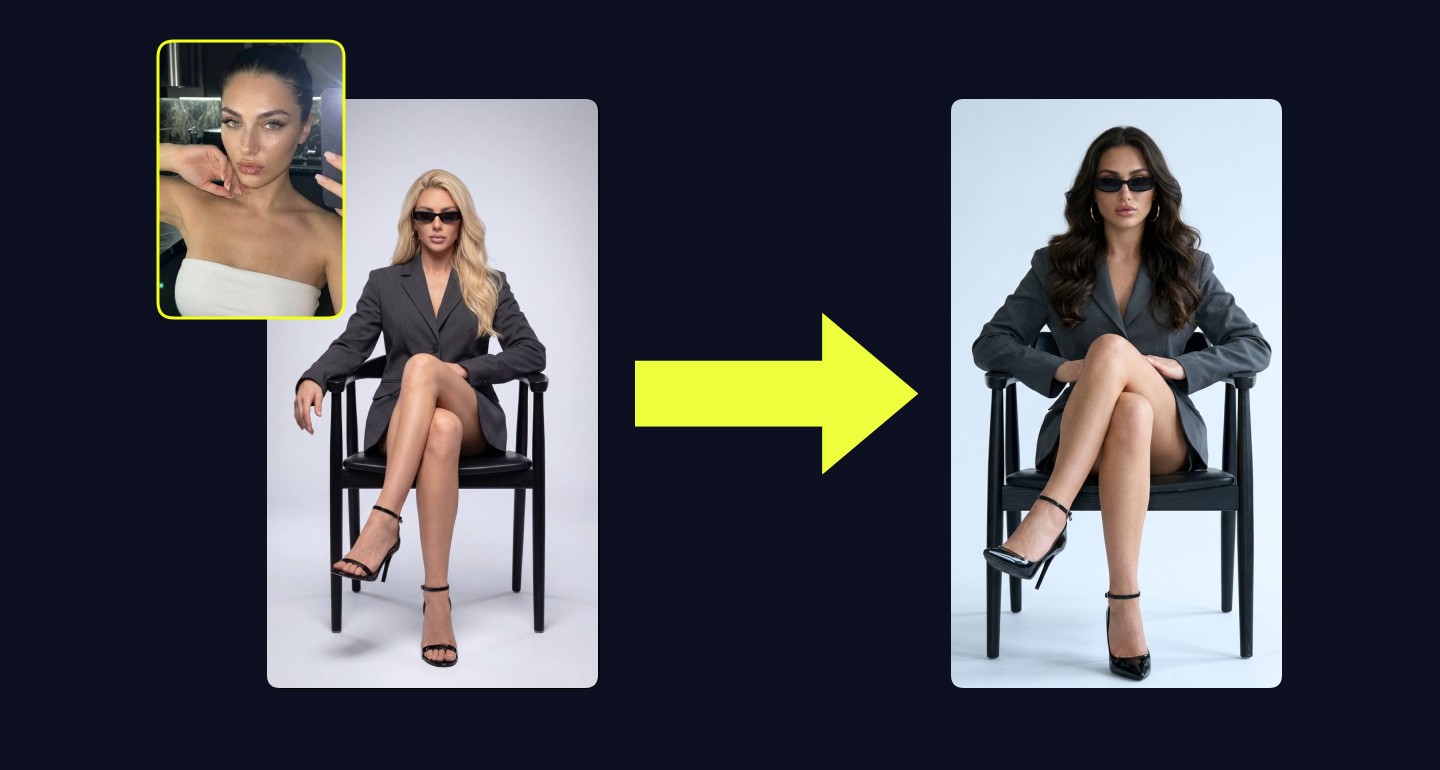 Lily remix walkthrough for Girl Seated Black Chair Soft Studio Light