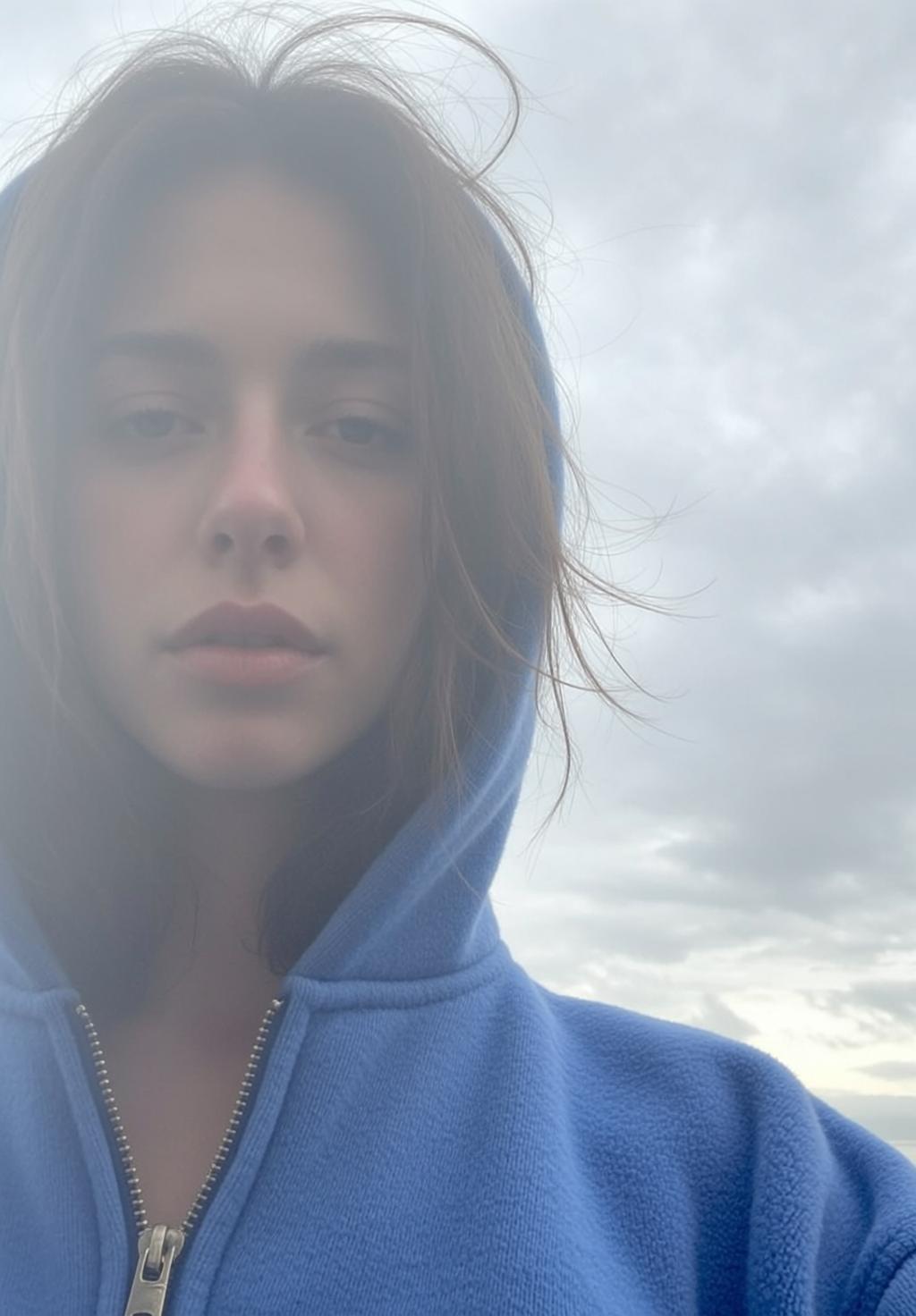 Explore Facing Directly Towards Her Head Held