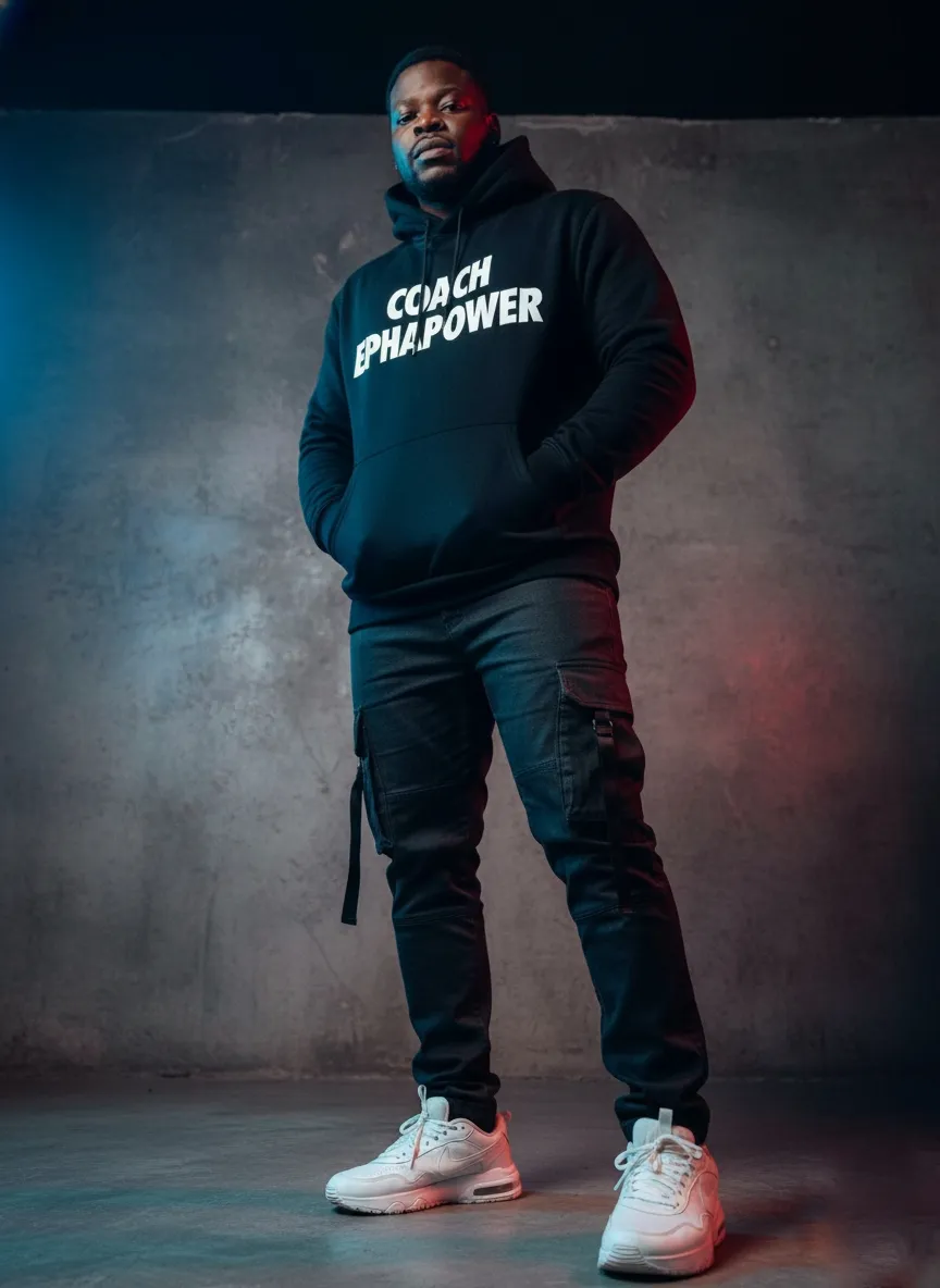 Nike-inspired advertisement photo
