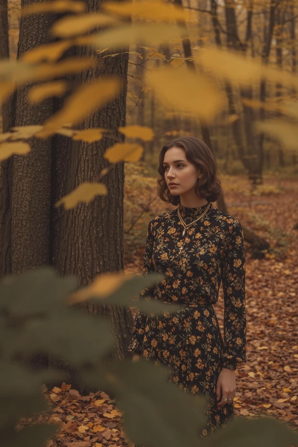 Autumn Young Short Wavy Brown Fair Black