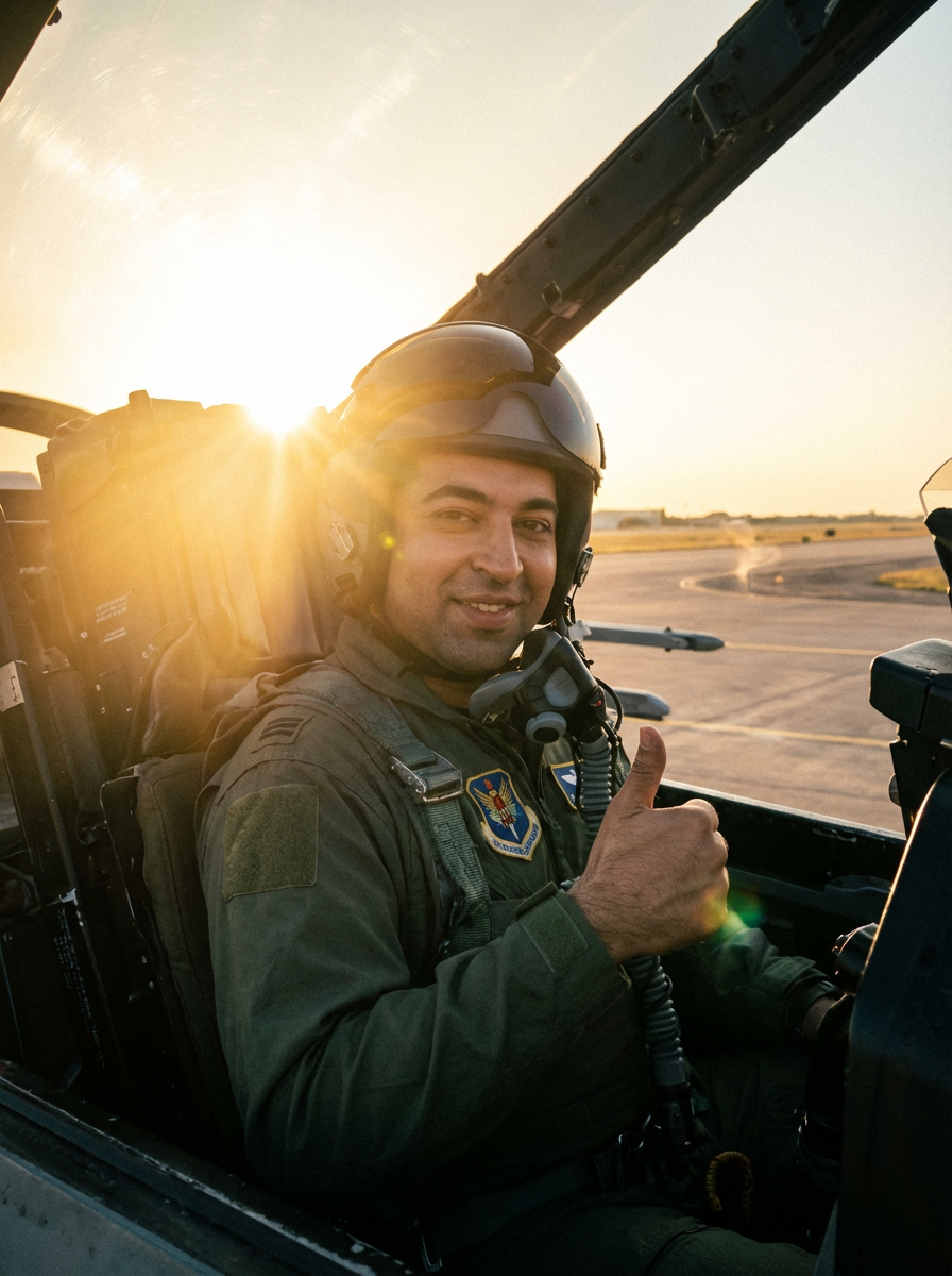 Runway Sunset Pilot
