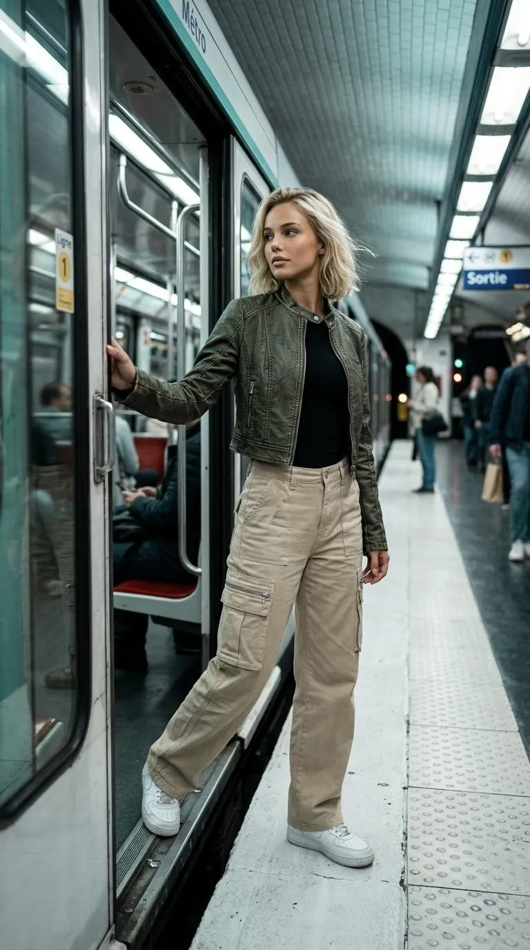 Paris Metro Train Door Outfit Cool Lighting
