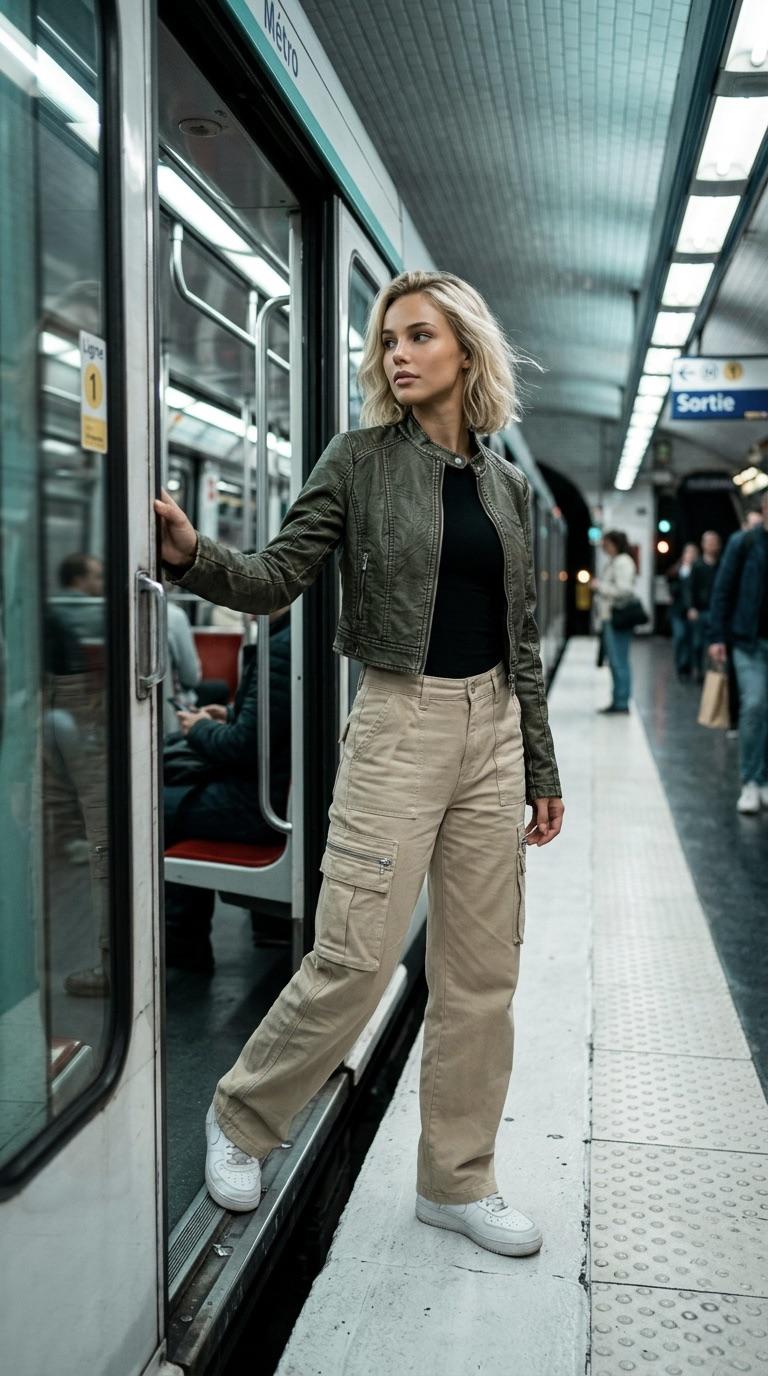 Paris Metro Train Door Outfit Cool Lighting