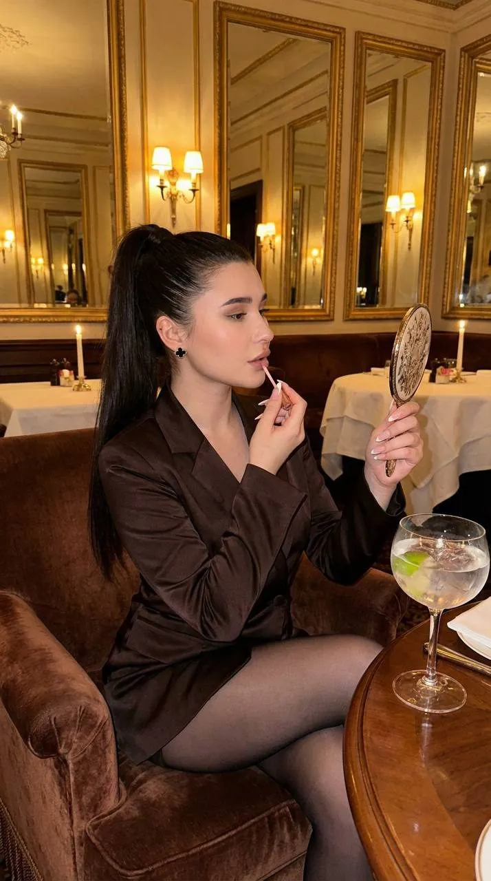 Makeup And Earrings At A Restaurant