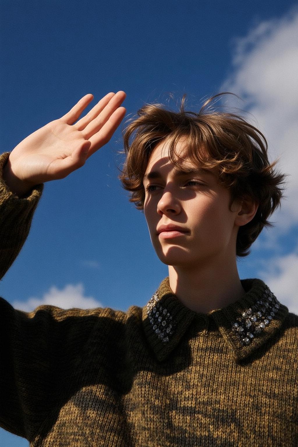 Explore Medium Captures Young Three-quarter Profile Looking