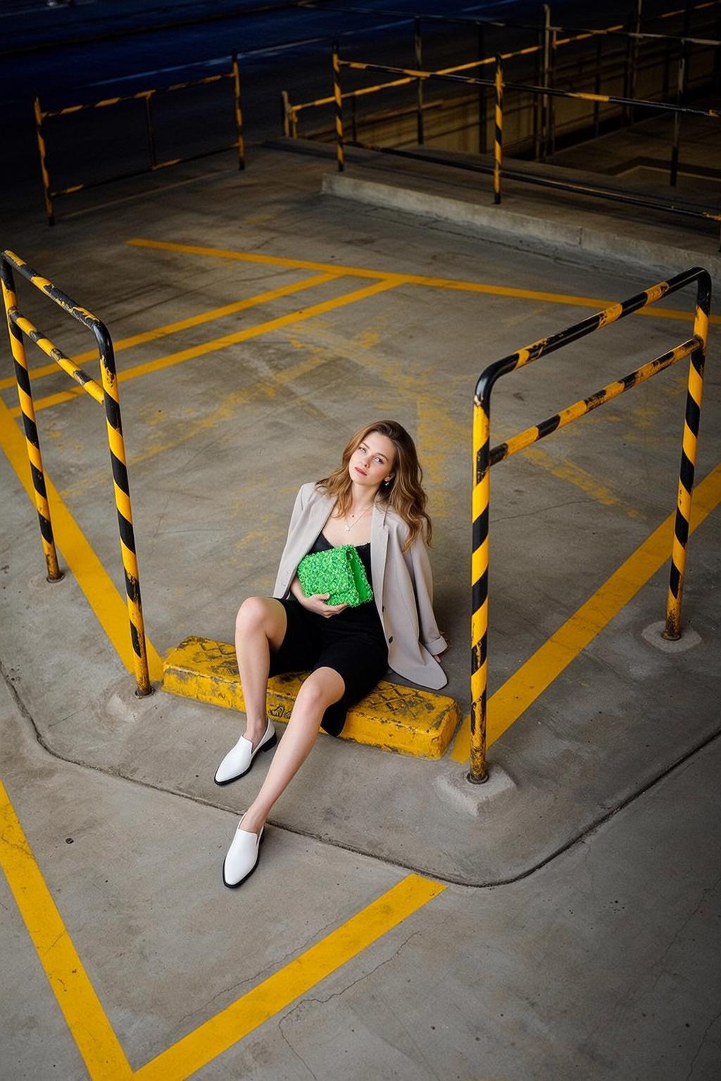 Explore Seated Raised Yellow Concrete Barrier Outdoor
