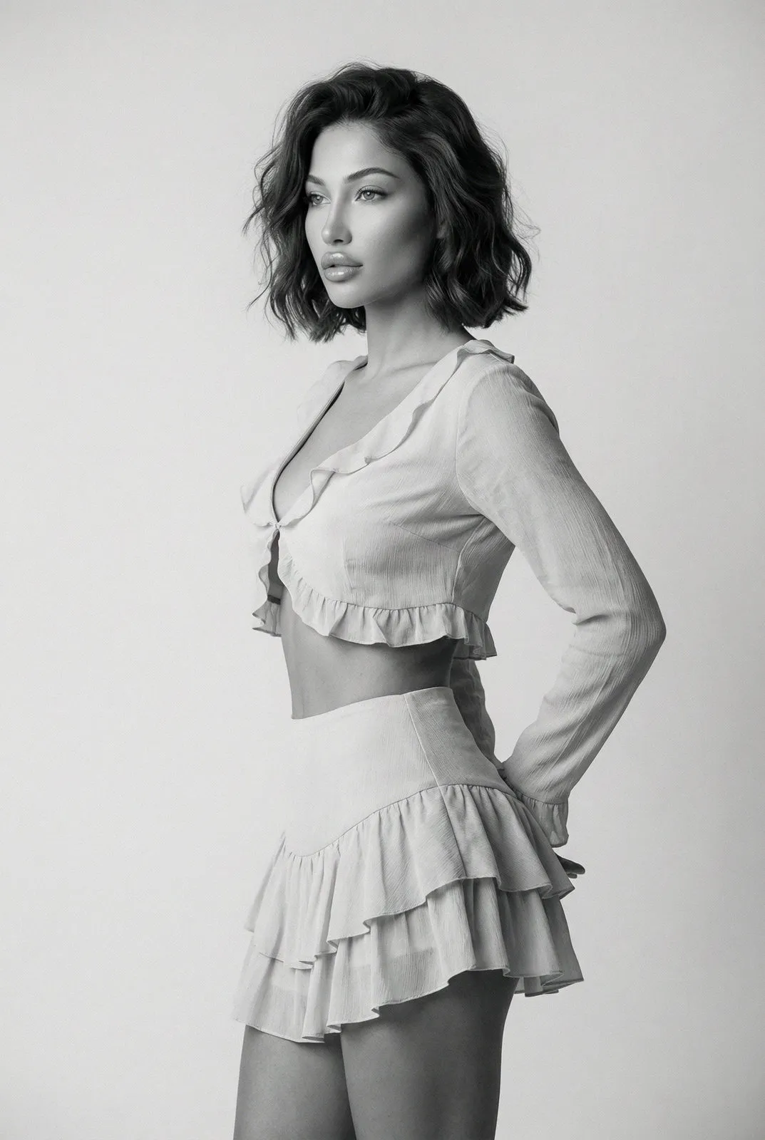 Monochrome Fashion Editorial Studio