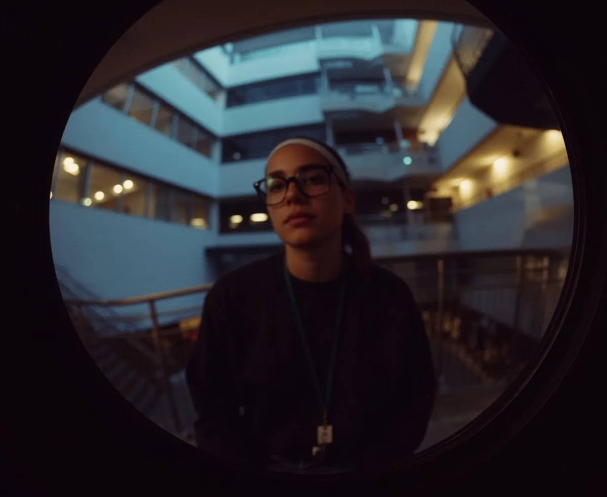 Glasses In Indoor Atrium