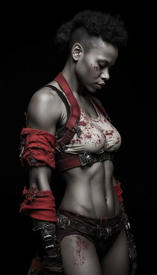 Hyperrealistic Warrior Portrait
