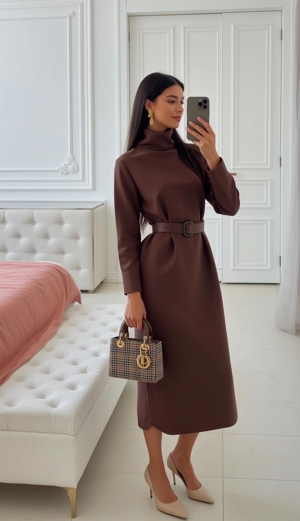 Luxury Young Long Dark Straight Fair Brown