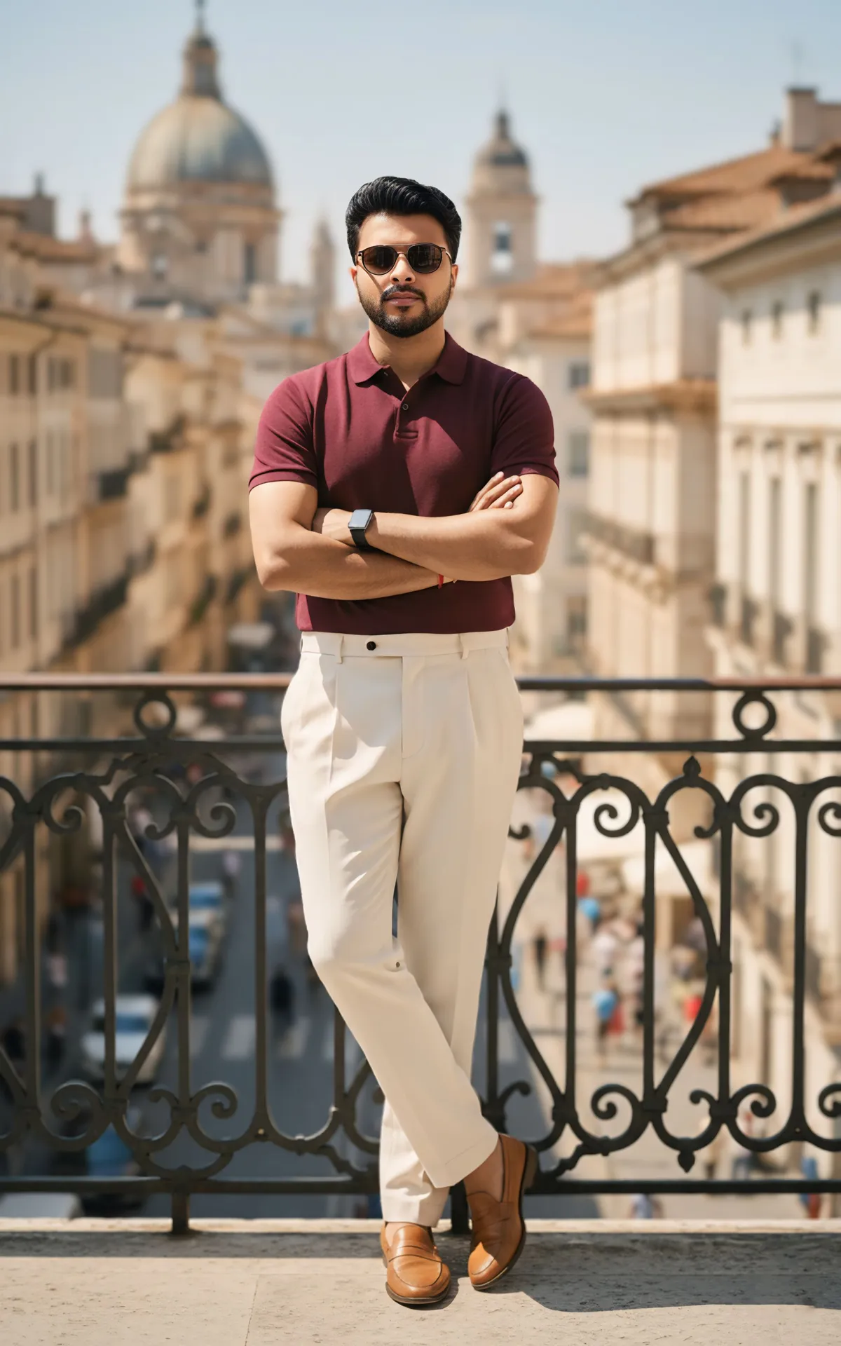 Sunglasses On A City Street
