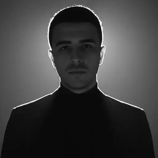 Black And White Photography Fashion Editorial Close Portrait The Model