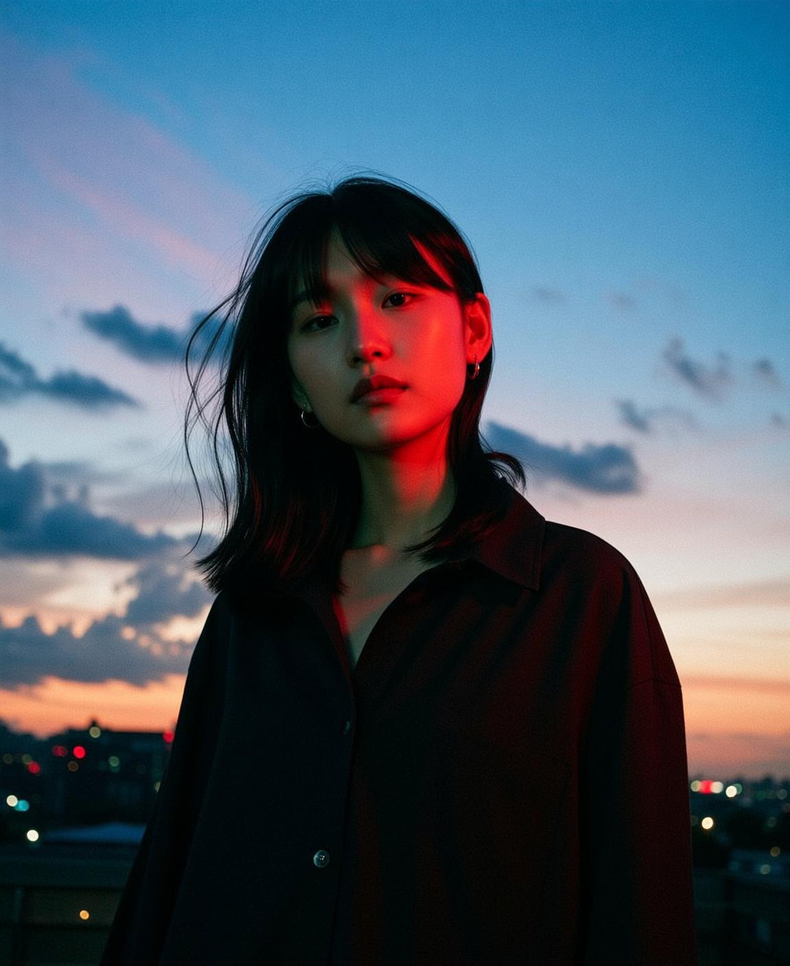 Twilight Collar Shirt Portrait