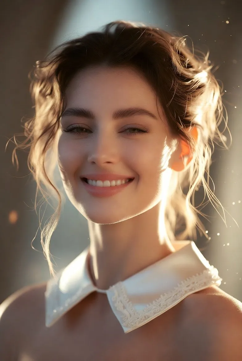 Render Goal Luxury Beauty Editorial Close-up Subject Pose Female Tight