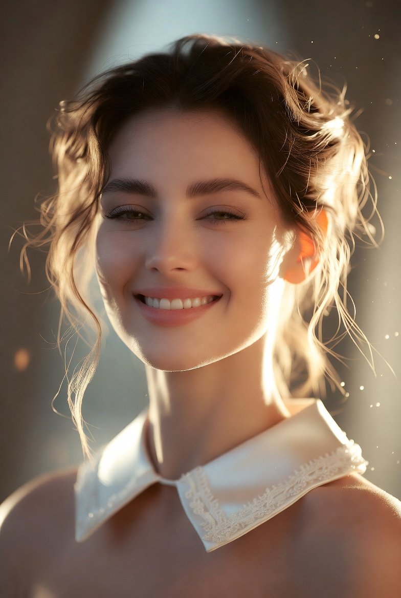 Render Goal Luxury Beauty Editorial Close-up Subject Pose Female Tight