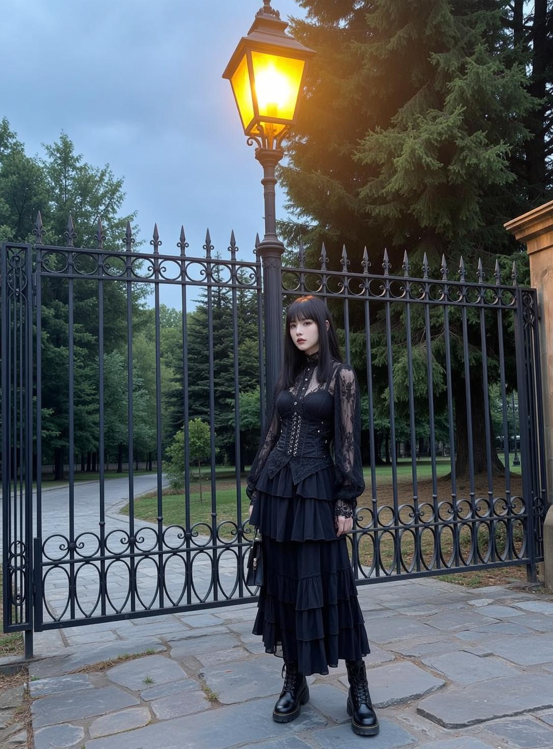 Wrought Iron Gate Dress