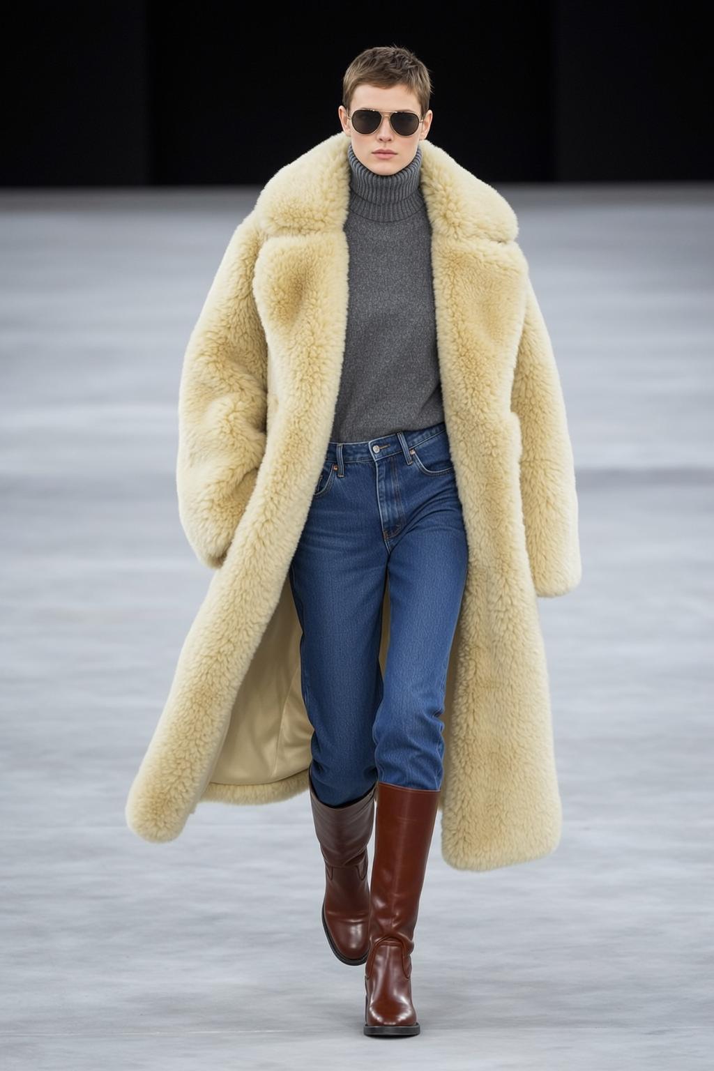 Fashion Week Short Brown Hair Fair Skin