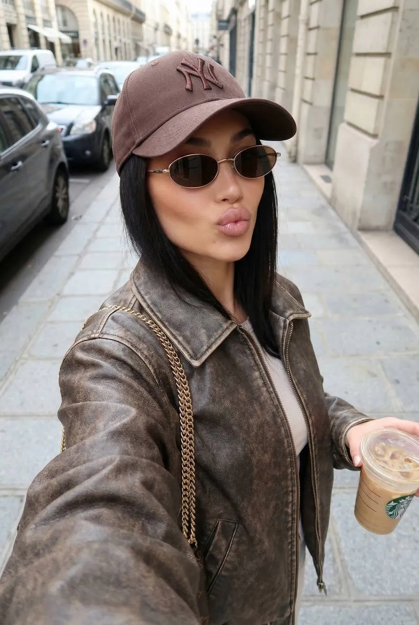 Sunglasses In Casual Selfie