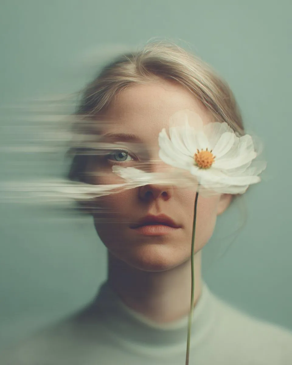 Soft Natural Features Pastel Background Flowers Motion Blur
