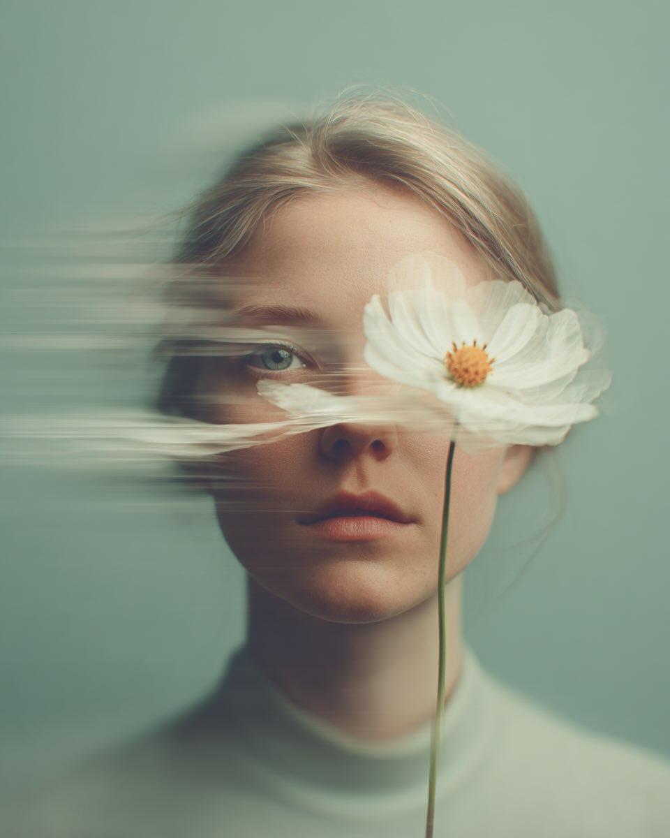 Soft Natural Features Pastel Background Flowers Motion Blur