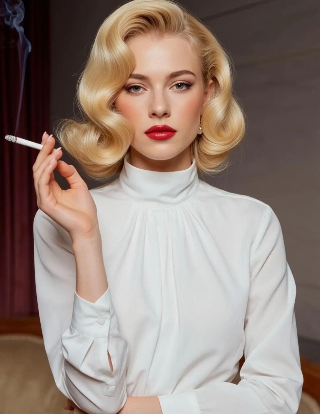 Makeup In Styled Portrait