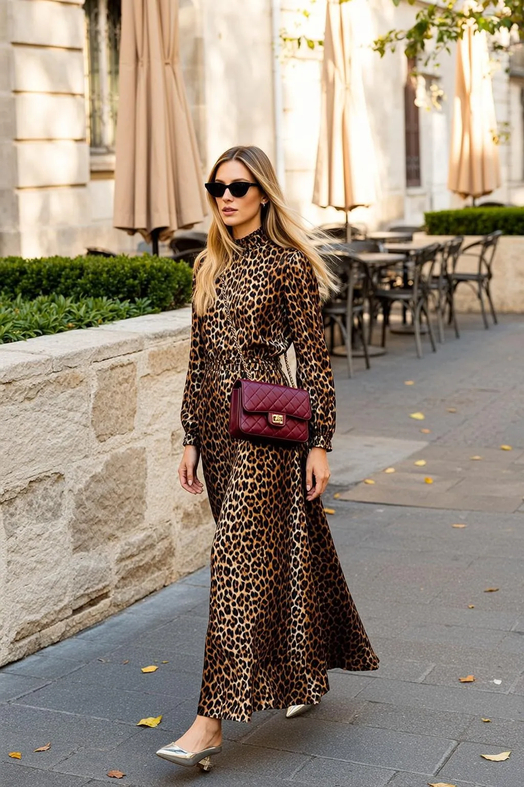 Sunglasses And Earrings With Dress
