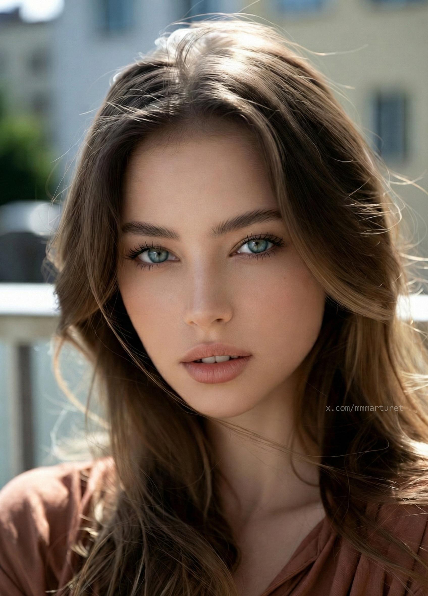 Outdoor Beauty Portrait Soft Natural Lighting